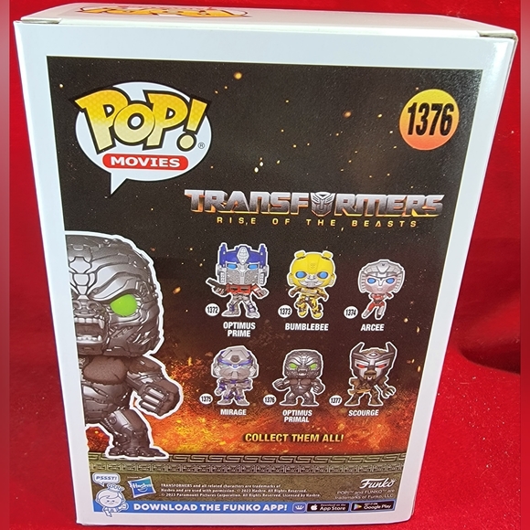 Optimus primal funko # 1376 (nib) - Picture 7 of 7